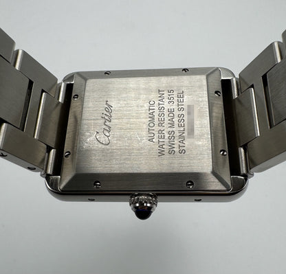 Cartier Tank Solo XL Automatic Full Steel Silver Dial (Mint/Serviced)