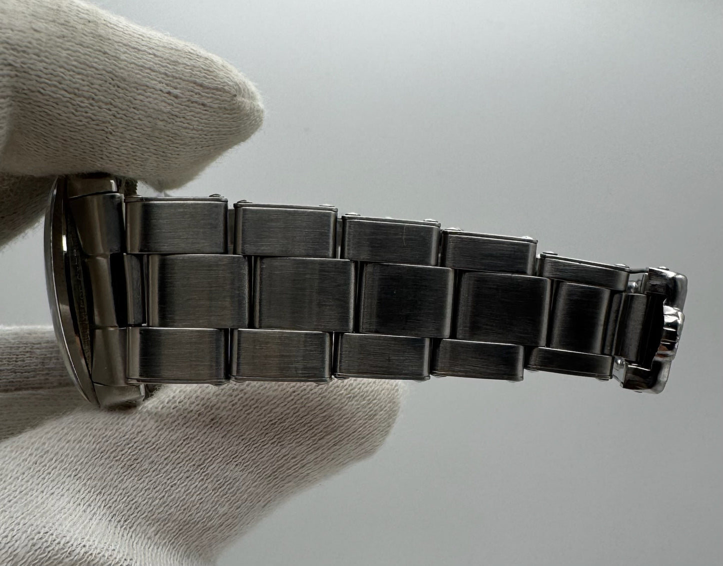 Rolex Air King Full Steel Oyster Riveted Bracelet Blue Dial 1972