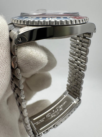 Rolex GMT-Master 1675 PCG Jubilee Glossy Gilt Chapter Ring/Exclamation Point 1960 (Serviced)