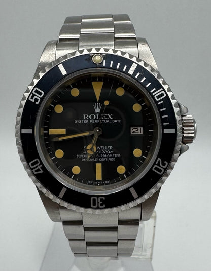 Rolex Sea-Dweller 16660 Matte Dial Heavy Patina 1981 (Full-Set/Unpolished)