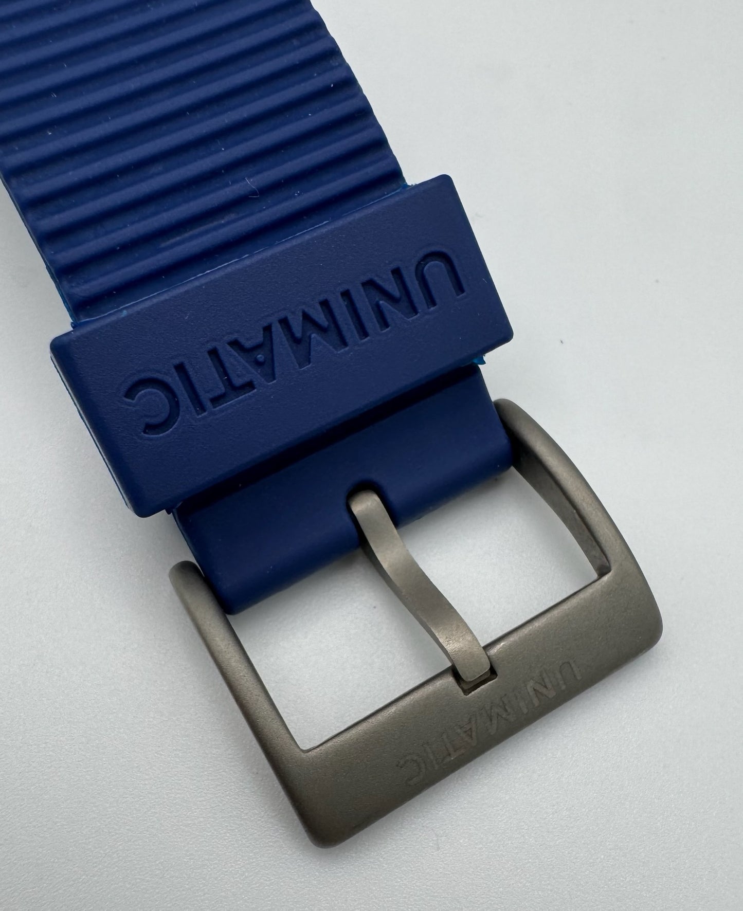 Unimatic Modello Uno Diver Blasted Titanium Blue Dial Limited Edition 500pcs (Full-Set/Unworn)