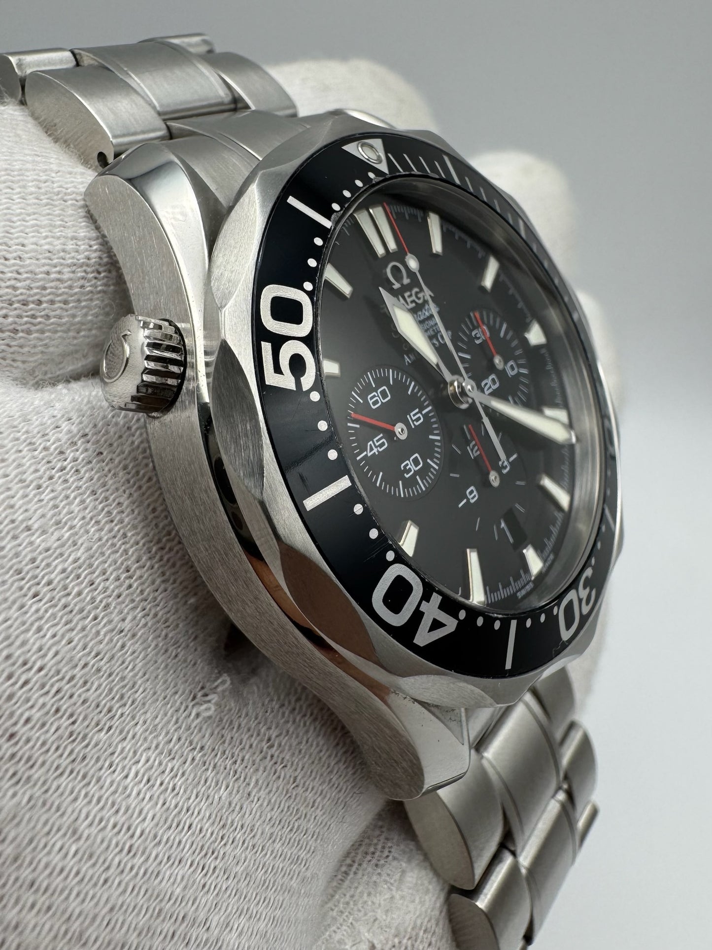 Omega Seamaster Diver 300M America’s Cup Chronograph Steel (Mint/Special Edition)