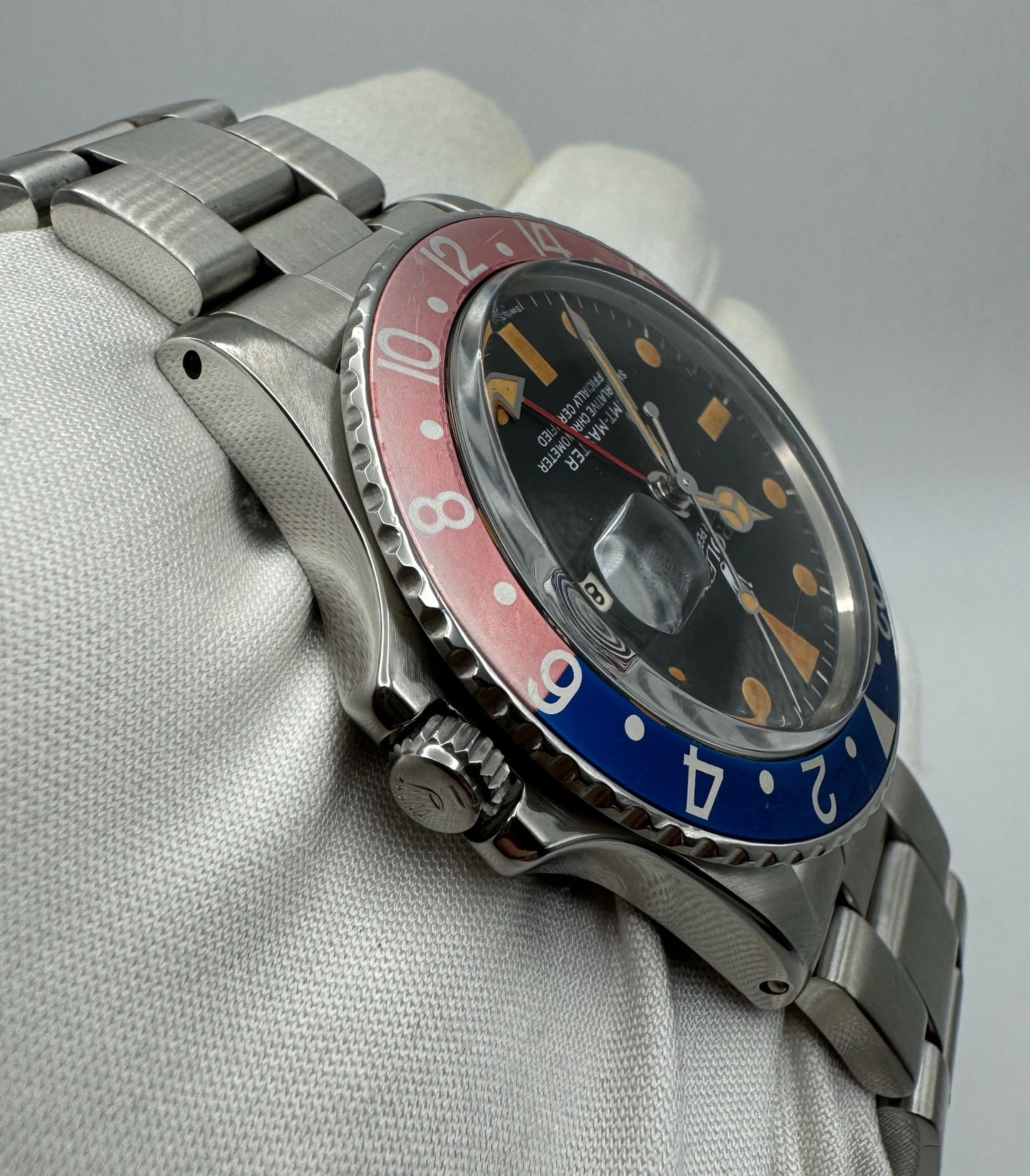 Rolex GMT-Master 1675 Mark VI Pumpkin Dial with Faded Pepsi Insert