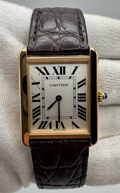 Cartier Tank Solo Large Size Rose Gold 2018 (Full-Set/Mint)