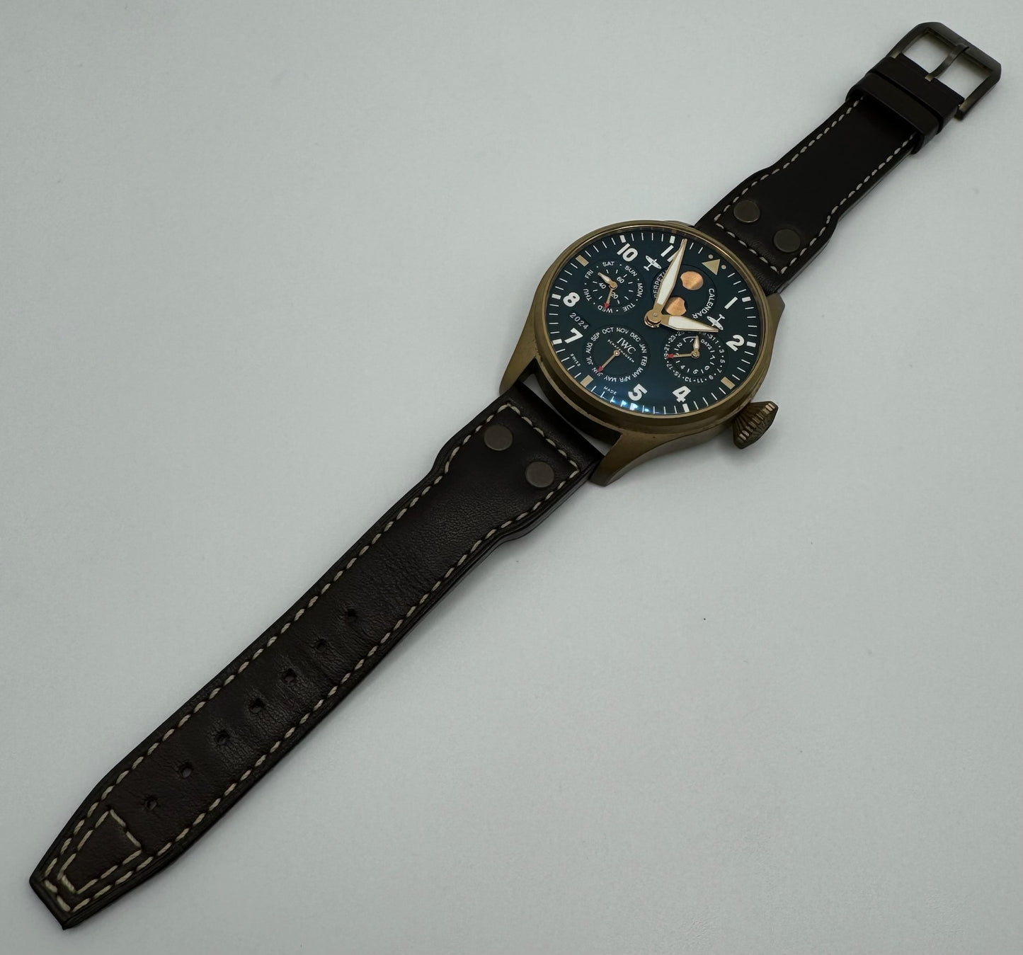 IWC Big Pilot Perpetual Calendar Spitfire Bronze #001/250 Limited (Full-Set/Warranty)