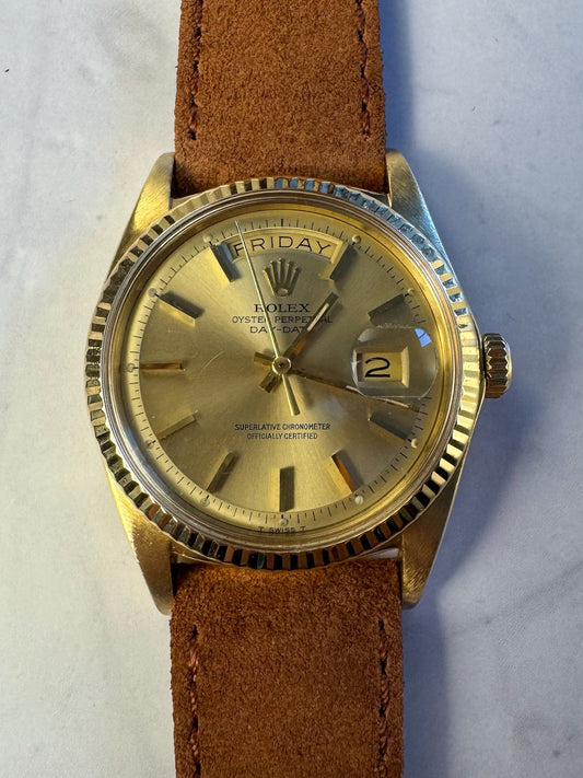 Rolex Day-Date 36 Yellow Gold with Champagne Dial 1969