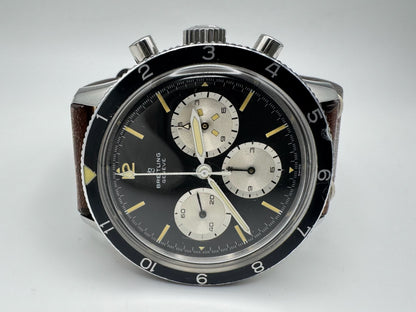 Breitling Co-Pilot Steel 42 Chronograph Yellow Patina (Serviced)