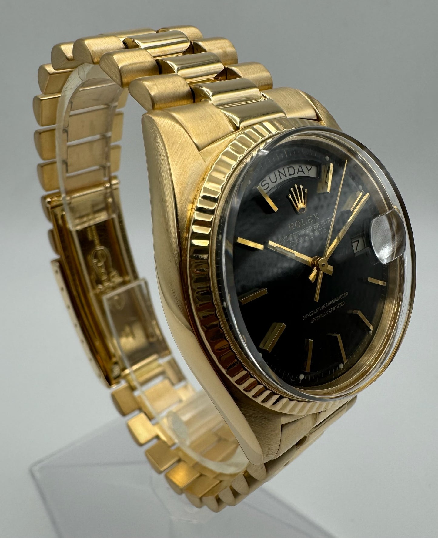 Rolex Day-Date Full Gold with Black Dial