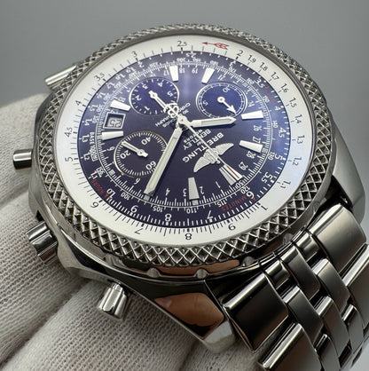 Breitling Bentley Motors For Bentley Motors 30 Seconds Chronograph Purple Dial Extremely Rare (Papers/Serviced)