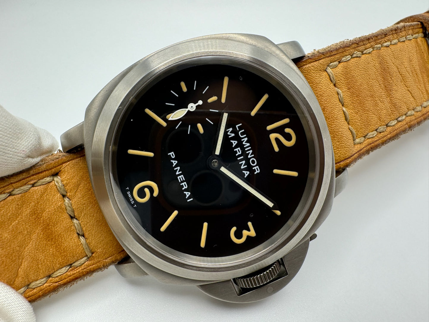 Panerai Luminor Marina Titanium with Tritium Dial PAM00040 (Full-Set)