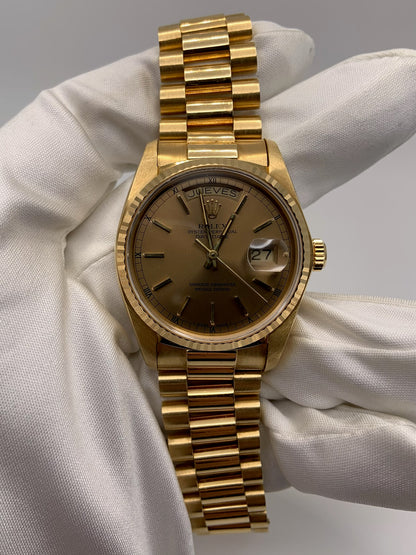 Rolex Day-Date Full Gold with Spanish Days (Full-Set)