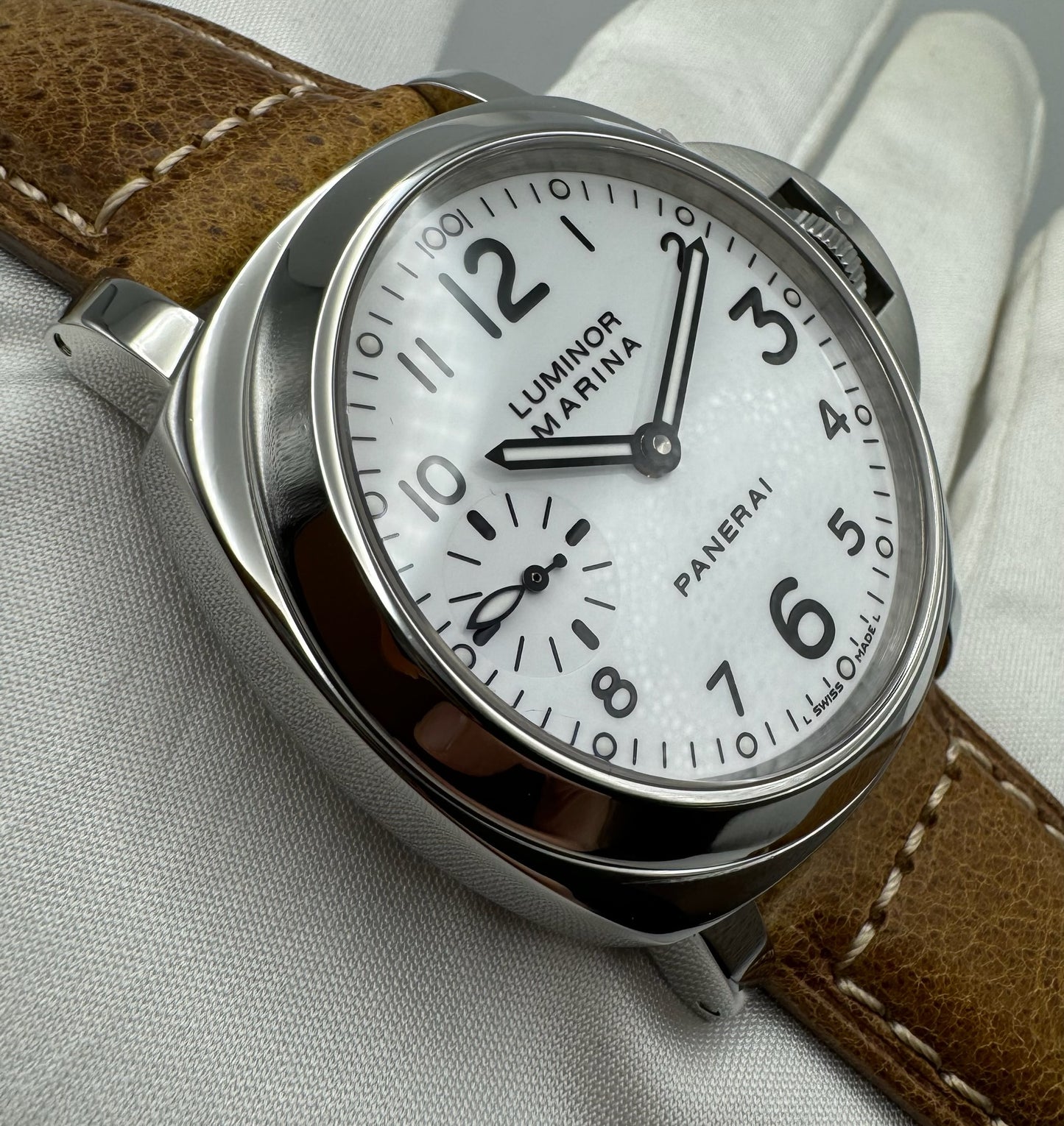 Panerai Luminor Marina with White Dial (Full-Set)