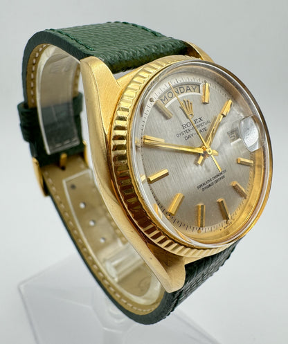 Rolex Day-Date 36 Yellow Gold with Silver Dial 1969