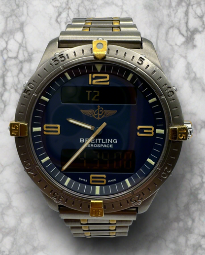 Breitling Aerospace Full Titanium Blue Dial (Unpolished)