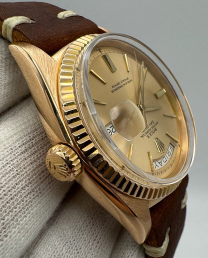 Rolex Day-Date 36 18K Rose Gold Head Door Stop Dial 1973 (Mint)