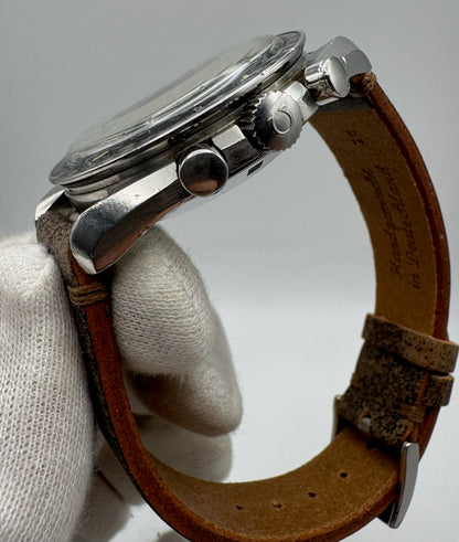 Omega Speedmaster Professional Moonwatch Steel Step Dial Yellow Patina 1969 (Serviced)