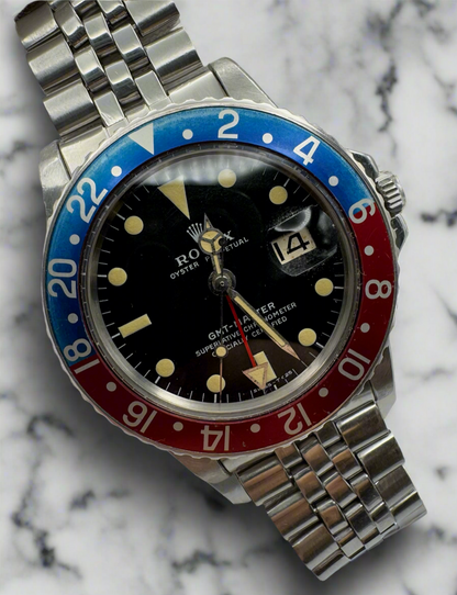 Rolex GMT-Master 1675 MK2 Pepsi Red Back Jubilee 1966