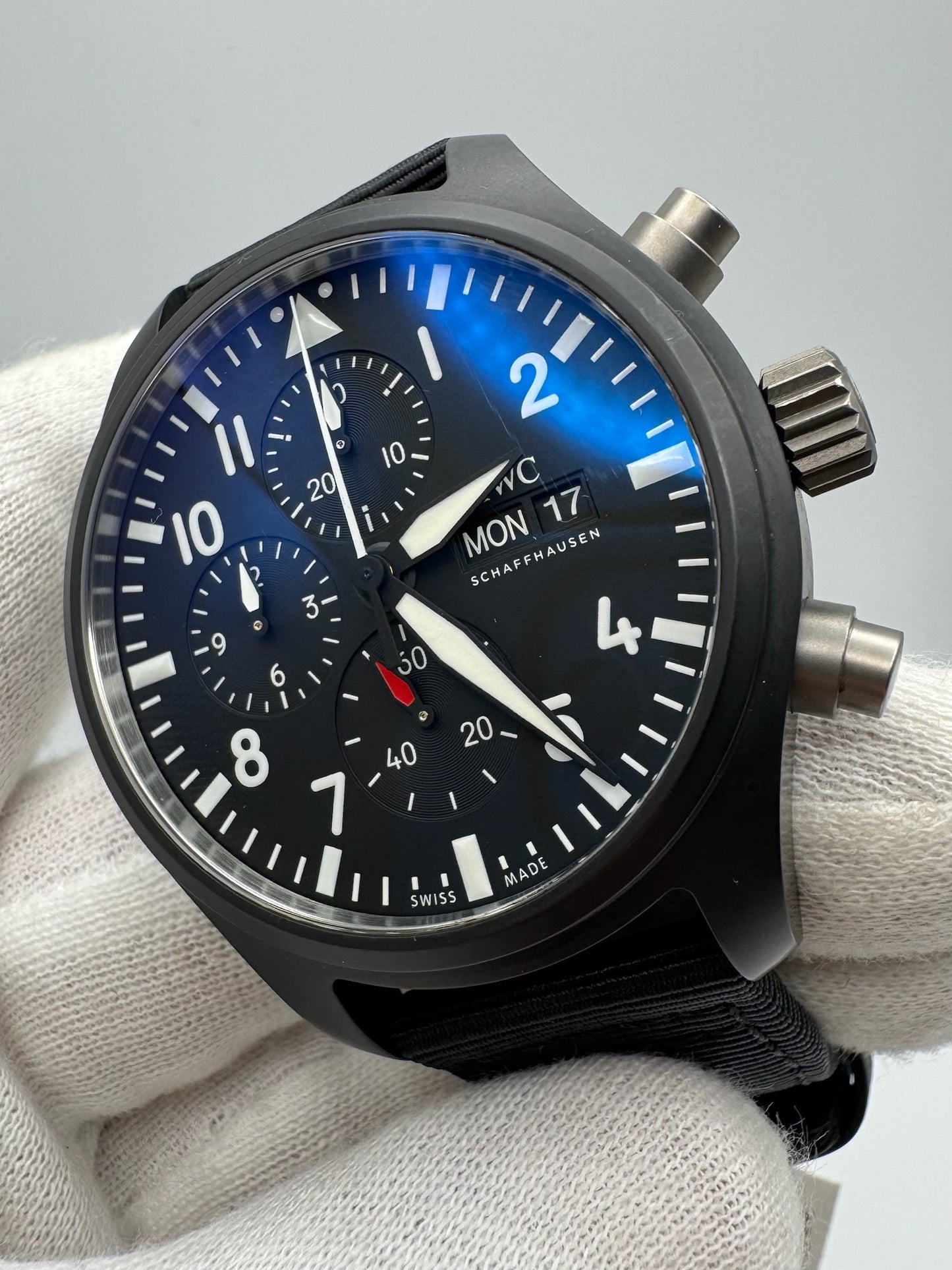 IWC Top Gun 44 Ceramic Chronograph 2022 (Full-Set/Unworn)