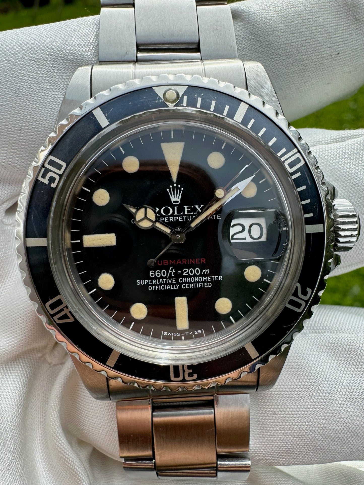 Rolex Submariner 1680 Red Mark VI Stunning Patina