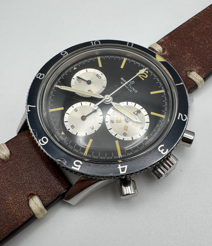 Breitling Co-Pilot Steel 42 Chronograph Yellow Patina (Serviced)