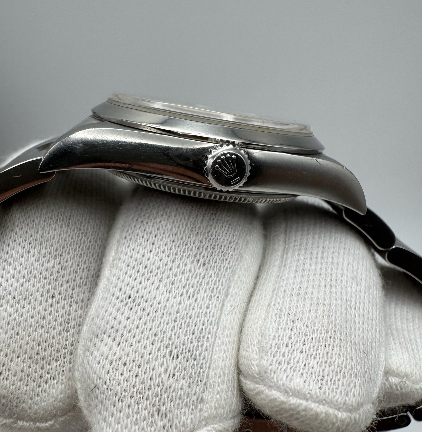 Rolex Air King Steel 34 Blue Dial (Unpolished)