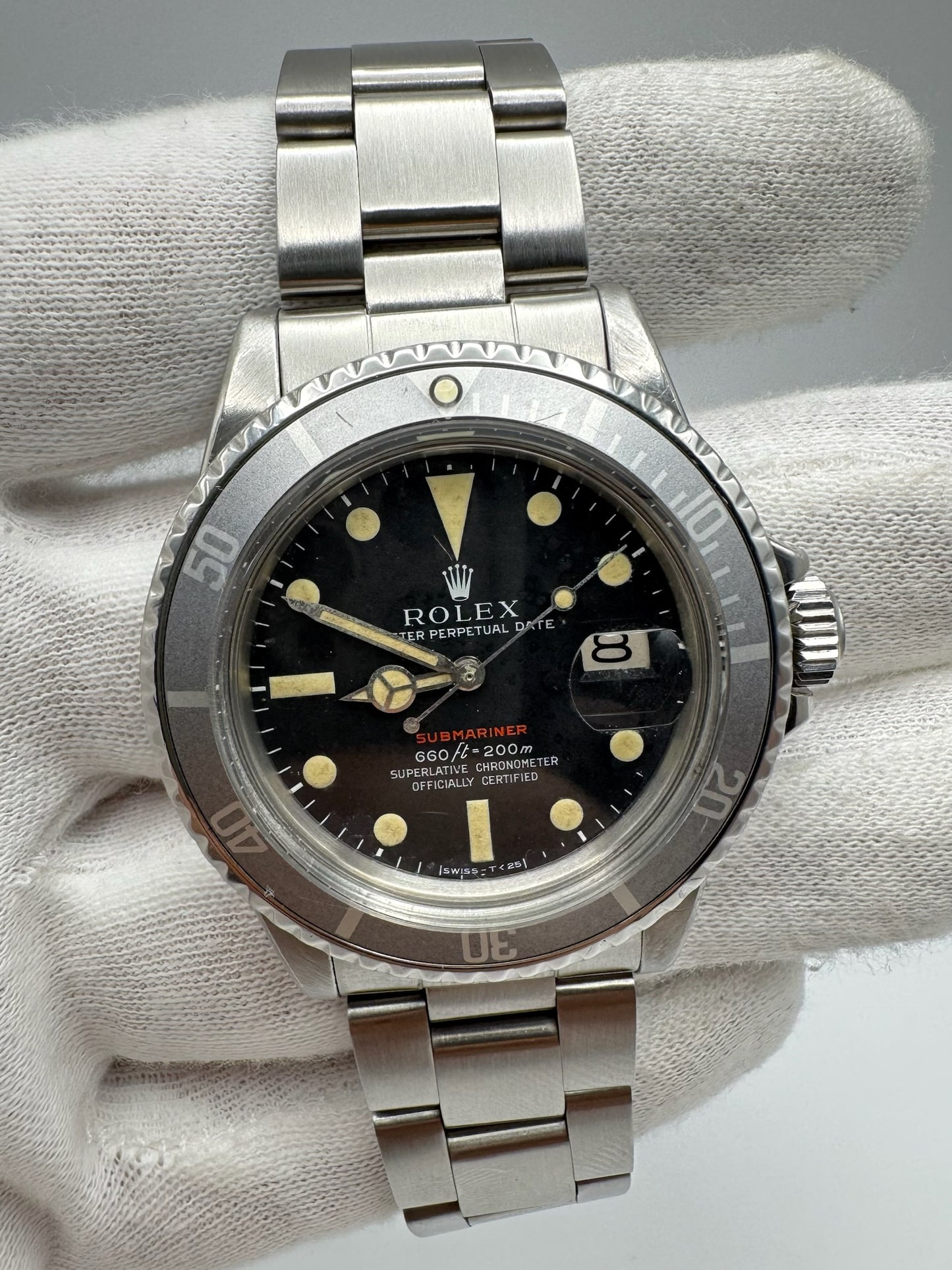 Rolex Submariner Date 1680 Red Ghost Bezel 1970 (Serviced)