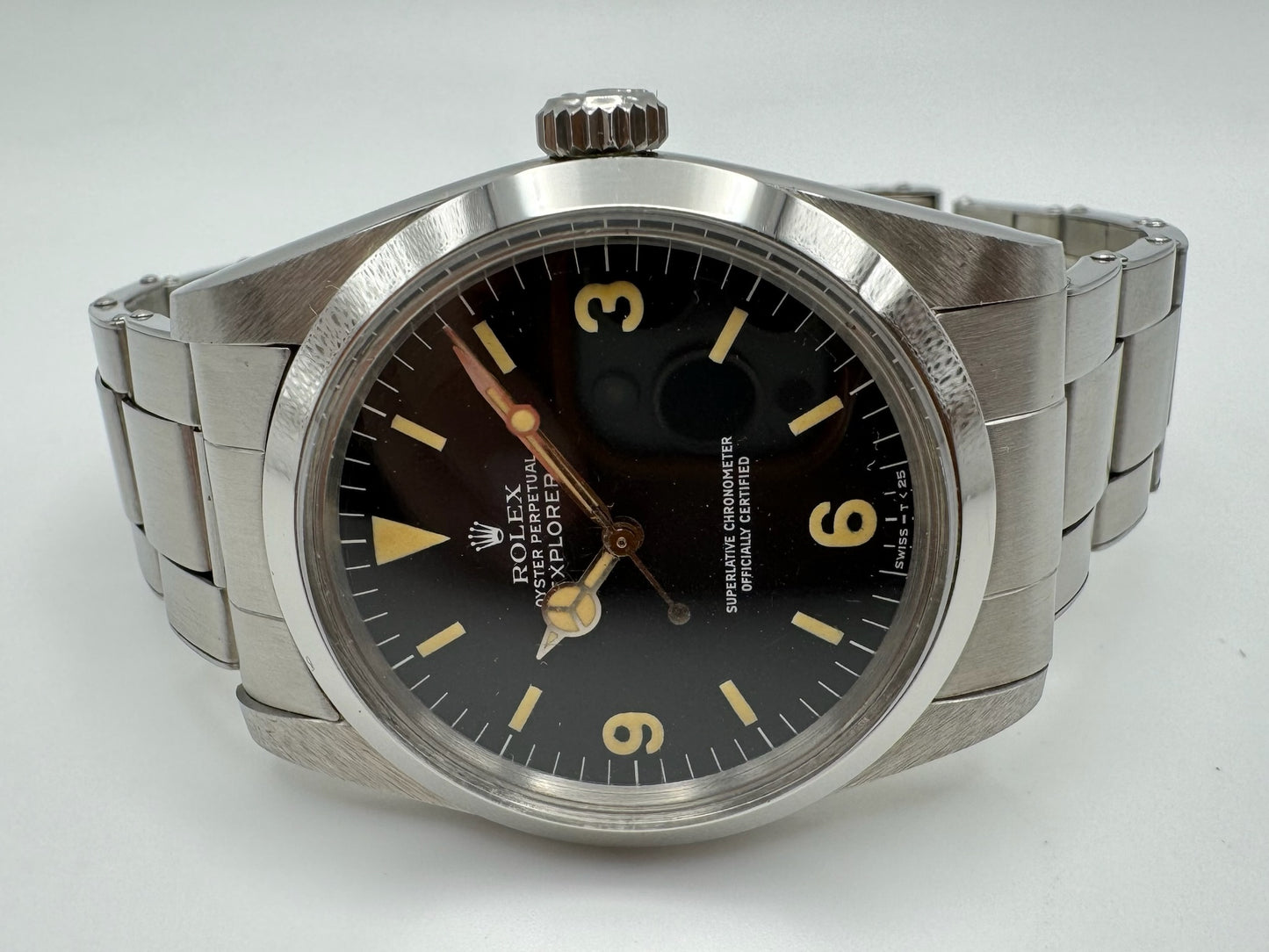 Rolex Explorer 1016 Riveted with Heavy Patina (Box/Serviced)