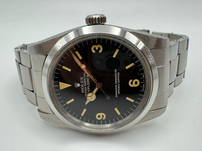 Rolex Explorer 1016 Riveted with Heavy Patina (Box/Serviced)