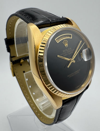 Rolex Day-Date 36 Black Onyx Dial 1981 (Serviced)