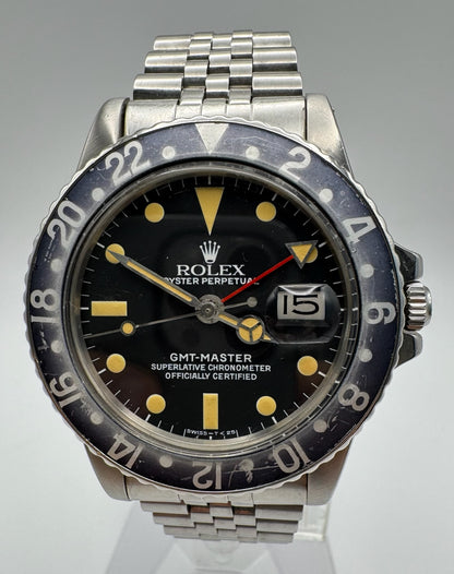 Rolex GMT-Master 1675 Jubilee Heavy Patina 1977