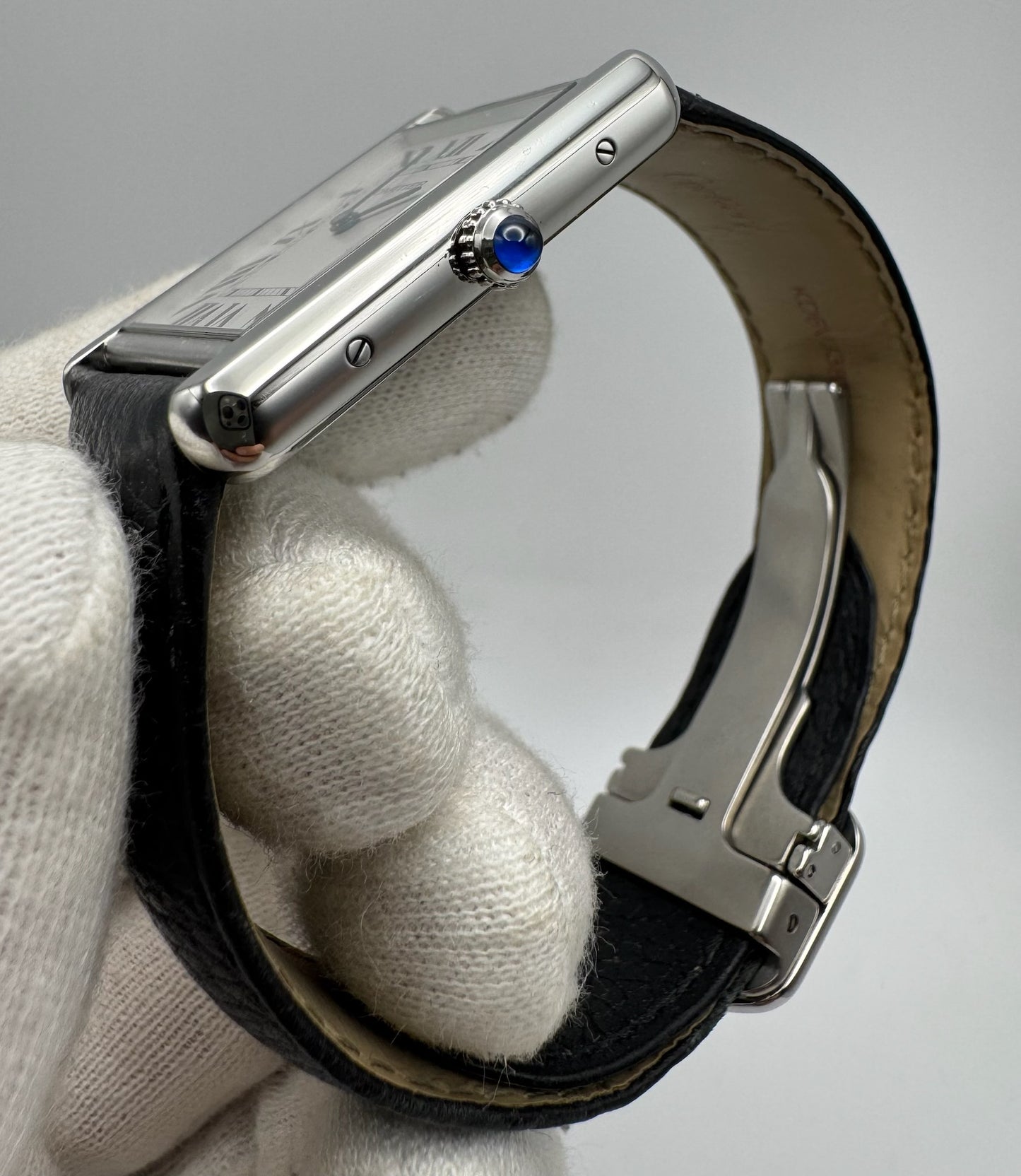 Cartier Tank Solo Steel Large Size Quartz Silver Dial 2020 (Full-Set/Mint)