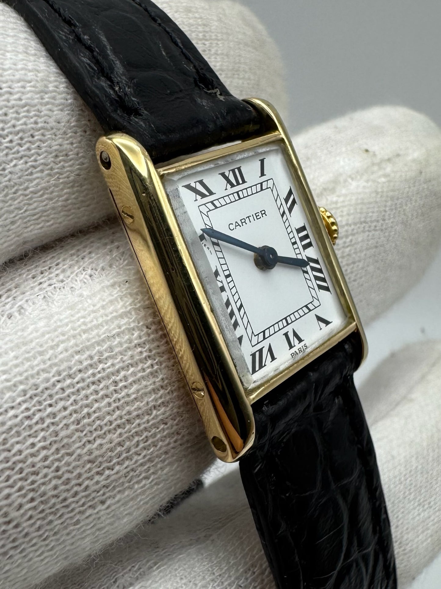 Cartier Tank Paris Yellow Gold Lady Manual Winding (Serviced)