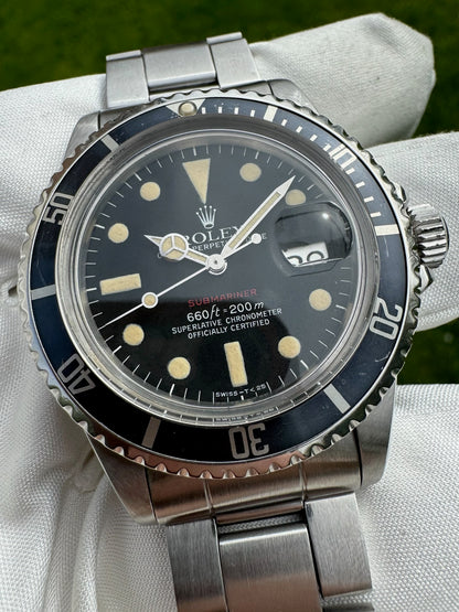 Rolex Submariner 1680 Red Mark VI Stunning Patina