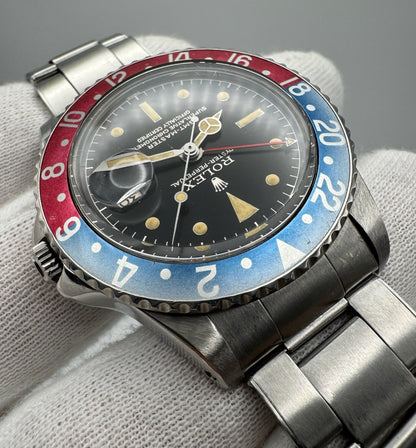 Rolex GMT-Master 1675 Chapter Ring Gilt Dial Pepsi 1960 (Full-Set)