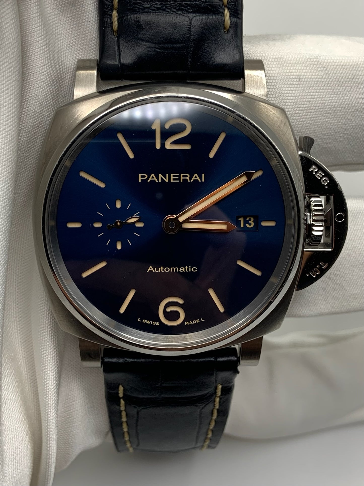 Panerai Luminor Due Titanium with Blue Dial