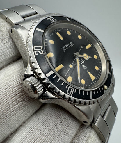 Rolex Submariner No Date 5513 Full Steel “Meters First” Zinc Sulfide Heavy Patina 1967 (Serviced)