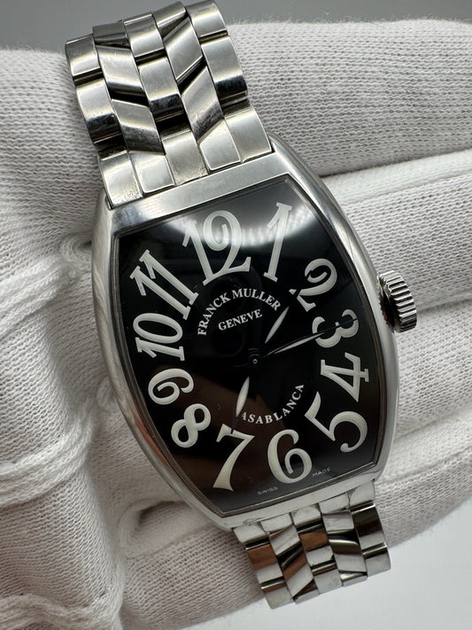 Franck Muller Casablanca Full Steel Black Dial (Unpolished)