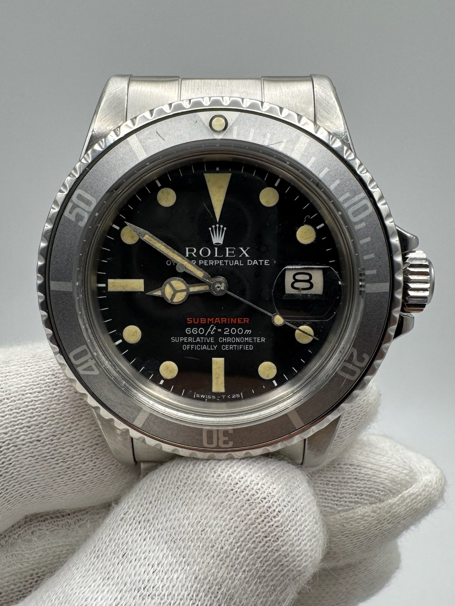 Rolex Submariner Date 1680 Red Ghost Bezel 1970 (Serviced)