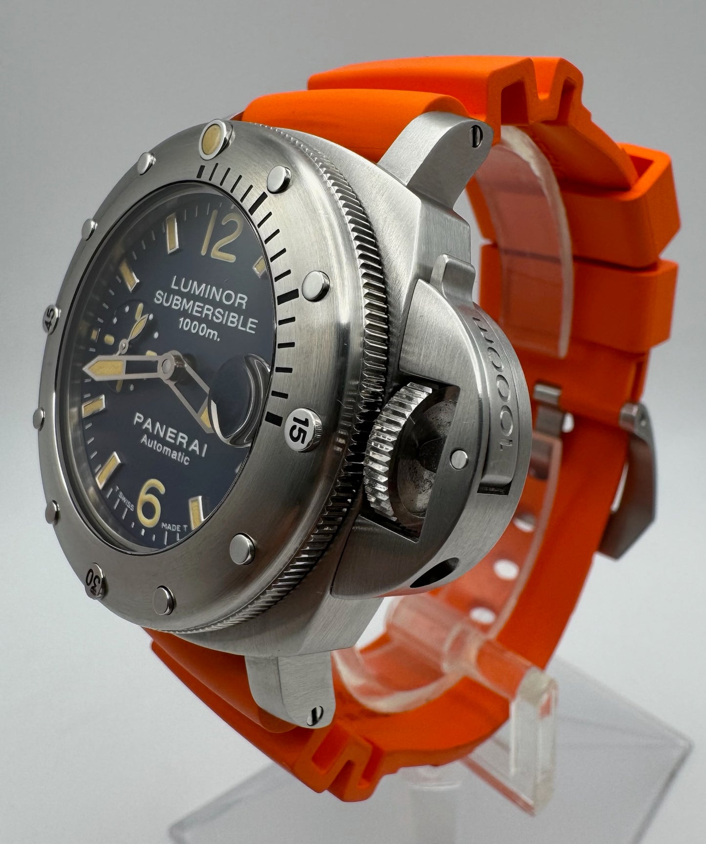 Panerai Luminor Submersible “La Bomba” Blue Dial Yellow Patina 2006 (Full-Set)