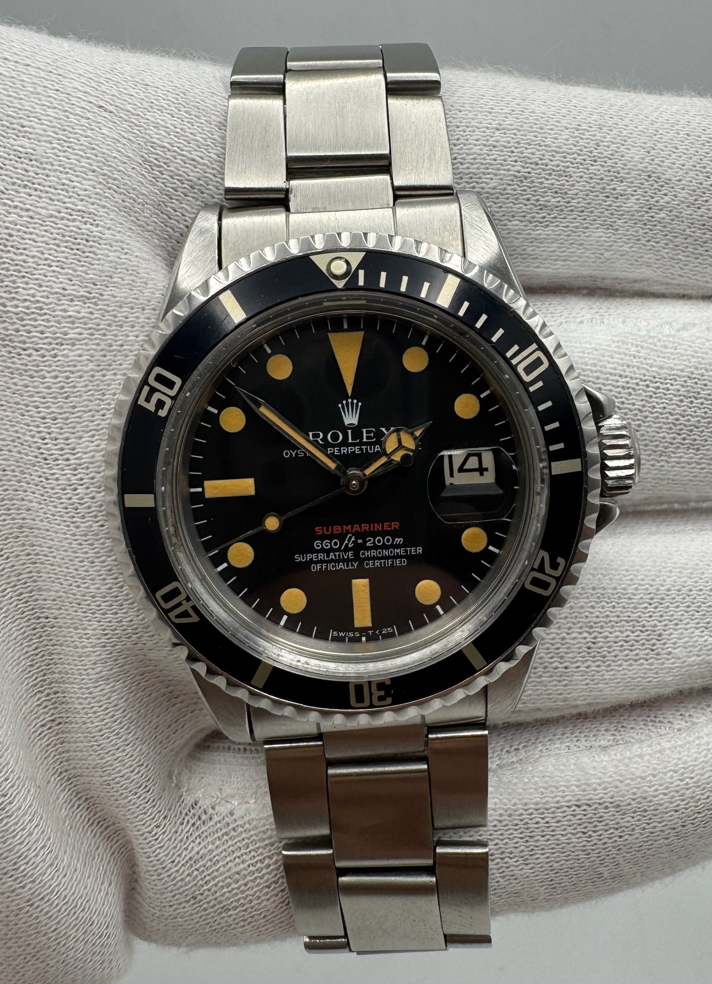 Rolex Submariner 1680 MK4 Red Stunning Patina (Full-Set/Serviced)