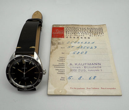 Omega Seamaster 120 Manual Winding Patina 1968 (Papers/Unpolished)