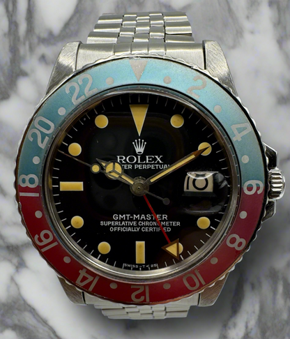 Rolex GMT-Master 1675 with Tritium Dial and Great Patina