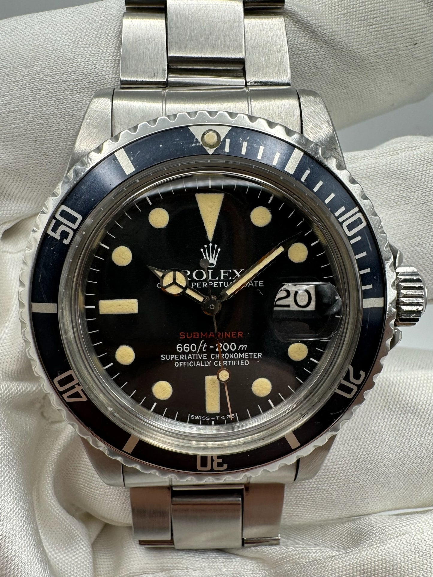 Rolex Submariner 1680 Red Mark VI Stunning Patina