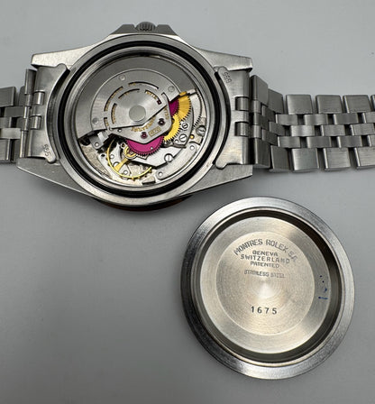 Rolex GMT-Master 1675 Jubilee Pepsi Heavy Patina 1975