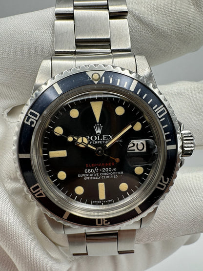 Rolex Submariner 1680 Red Mark VI Stunning Patina