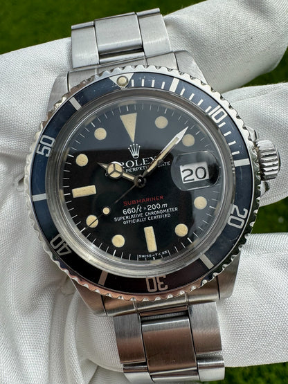 Rolex Submariner 1680 Red Mark VI Stunning Patina