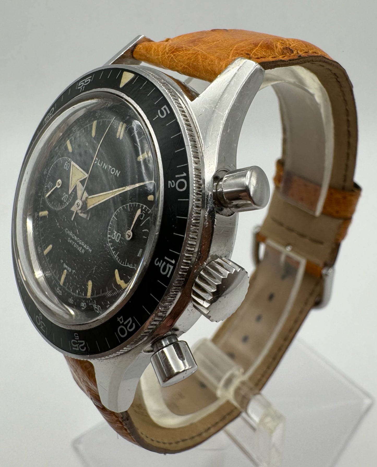 Clinton Skydiver Chronograph Broad Arrow