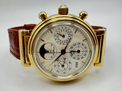 IWC Da Vinci Perpetual Calendar Chronograph Yellow Gold (Full-Set/Unpolished)