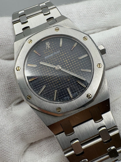 Audemars Piguet Royal Oak 33 Full Steel Ultra Thin Blue Dial 1998 (Papers/Unpolished)