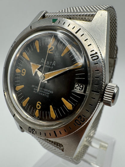 Alsta Vintage Deep Diver with Tritium Dial